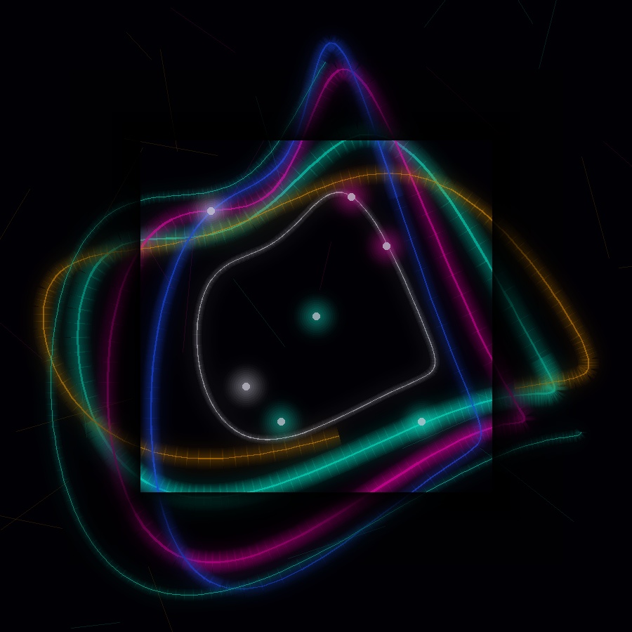 Neon Fluid Art
