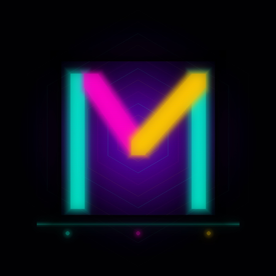 Neon Type Poster