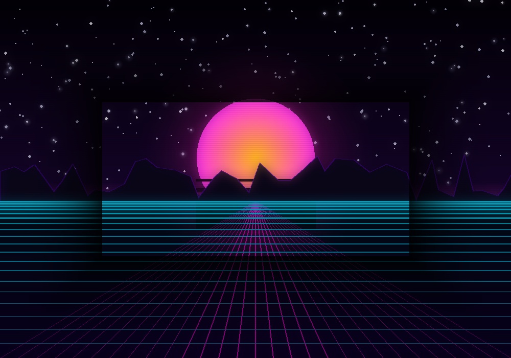 Synthwave Landscape