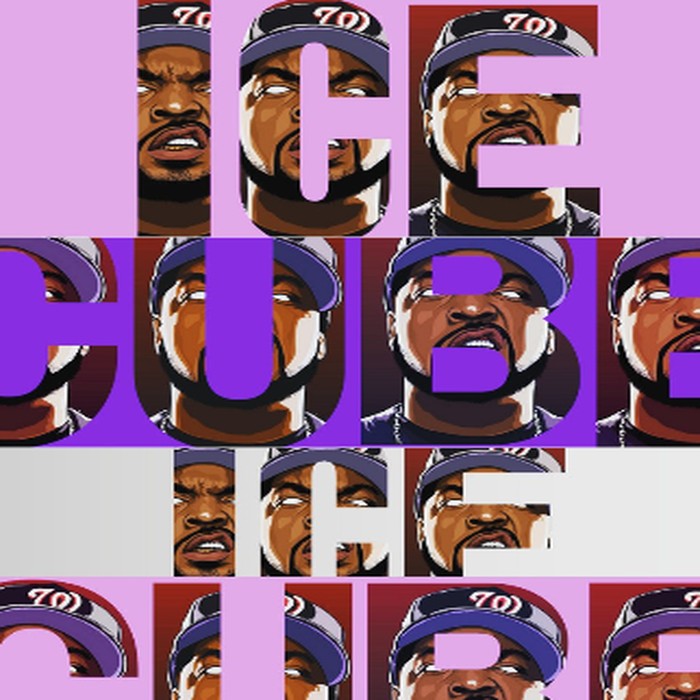 Ice Cube Typography